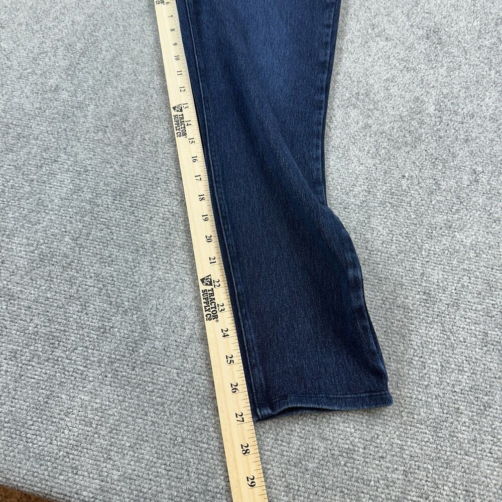 Spanx Womens XL Jeans Blue Denim Dark Wash Skinny Jegging High Rise Pull On - Picture 5 of 12